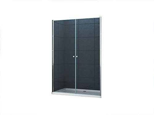 6 mm Nischentür Sany 130 x 195 cm/Nische Duschtür Duschkabine Dusche Duschwand