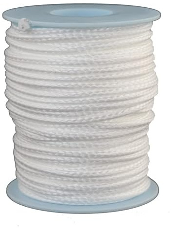 Gepotex Dyneema Corde tressée en Dyneema Blanc Diamètre 2,5 mm 25 m