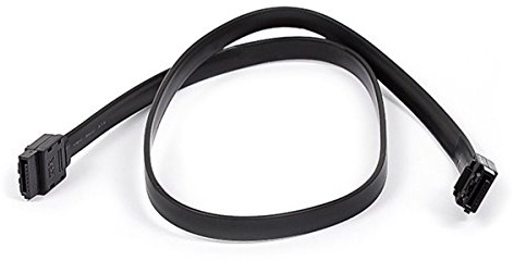 Monoprice Data Cable - 2 Feet - Black | SATA 6Gbps Cable with Locking Latch, Data Transfer speeds of up to 6 Gbps