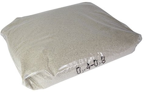 Arena de cuarzo Premium para piscinas, 25 kg de arena de cuarzo 0,4 – 0,8 mm para depuradoras