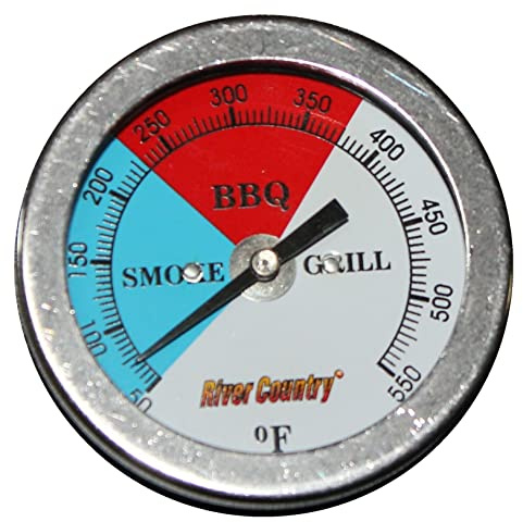 River Country 3 (RC-T34CC) Einstellbares BBQ, Grill, Smoker Thermometer (50 bis 550 F), Modell: RC-T34, Home & Garden Store