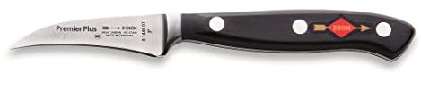 F. DICK Tourniermesser, Premier Plus (Messer mit Klinge 7 cm, X50CrMoV15 Stahl, nichtrostend, 56° HRC) 81446072, Schwarz, 17 cm