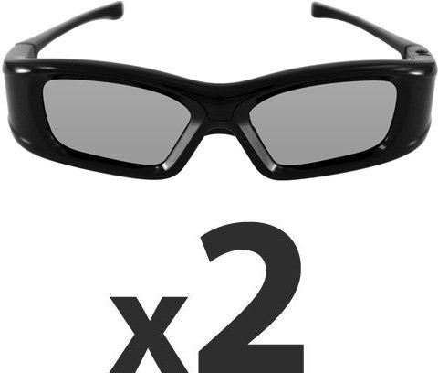 Quantum 3D N11 Universal 3D-Brille (IR, RF und Bluetooth) 2 Stück
