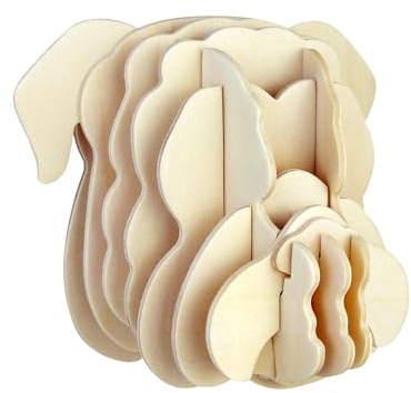 Bulldog Kopf Quay Holzkonstruktion Kit FSC