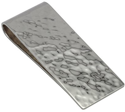 Arfasatti 925 Sterlingsilber Geldklammer Hammered Handgefertigt in Italien