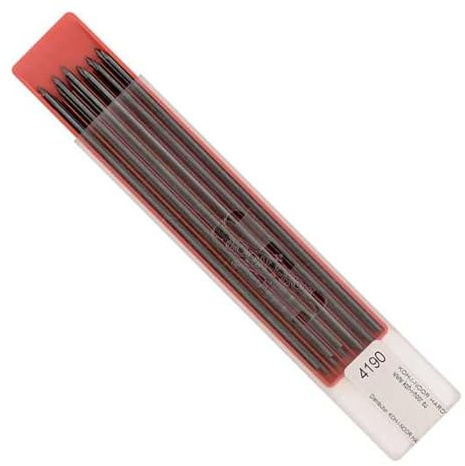 Koh-i-noor 4190 6B 2.0 mm Graphite Leads for Technical Drawing and Retouching.