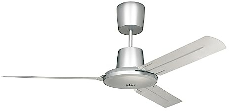 Vortice Nordik Evolution 140 SIL - Ventilatore da soffitto (Ø x A), 142 x 325 mm, colore: Argento