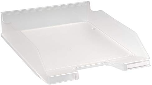 Exacompta 11323D 6er Pack Premium Briefablage Combo Midi DIN A4. Ideale Briefkörbe für Ihre Organisation. Robuste und stapelbare Ablagekörbe transparent