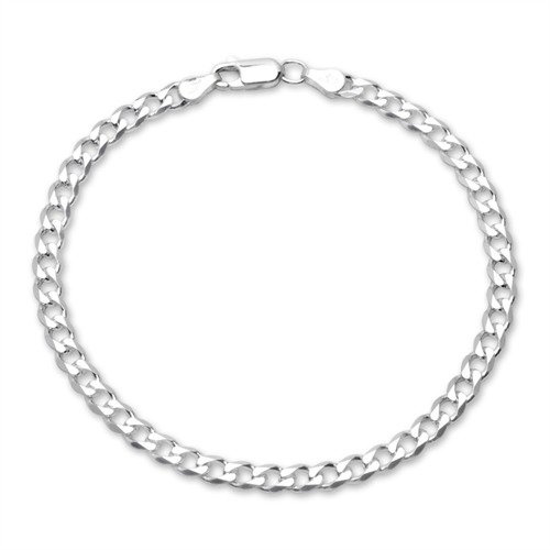 925 Silberarmband im Panzerketten Design 4,5mm PA0045 von JEWLIX