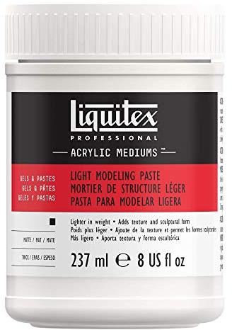 Liquitex Professional Light Modeling Paste Medium,White, 237 ml