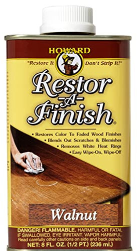 Howard Restor-A-Finish Walnut RF4008 Restore The Original Finish on Wooden Furniture 236ml