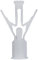 Sysfix 2161100 - Pack di 100 tasselli di fissaggio ali HAV, per pareti di tipo cartongesso, poliammide, 10 x 47 mm