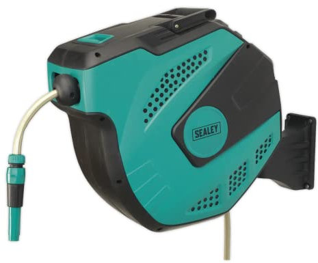 Sealey RWH30 - Avvolgitubo da giardino con controllo automatico di riavvolgimento, 30 m, 502 mm x 532 mm x 308 mm