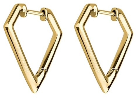 LIEBESKIND BERLIN Damen Ohrringe – Geometrisch & Dreieckig – Edelstahl Ohrschmuck in verschiedenen Farben – Klapp-Ceole minimalistisch & modern