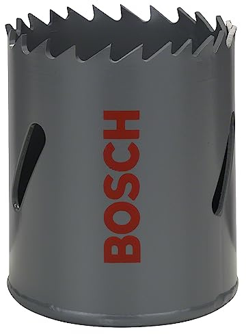 Bosch Accessories Professional Lochsäge HSS Bimetall für Standardadapter (für Metall, Aluminium, rostfreiem Edelstahl, Kunststoffen und Holz, 43 mm, Zubehör Bohrmaschine)