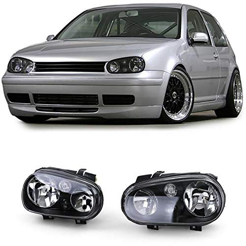 Carparts-Online GmbH 10743 Faros delanteros H7 H1 H3 en negro niebla – Par