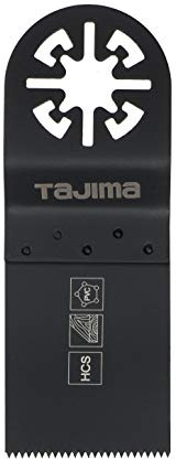 Tajima MHC34 Sägezubehör (Sägeblatt für Multitool; präzise Schnitte in Holz, Kunststoffe, Gipskarton; Universalaufnahme; 34 mm; fein Zahn)