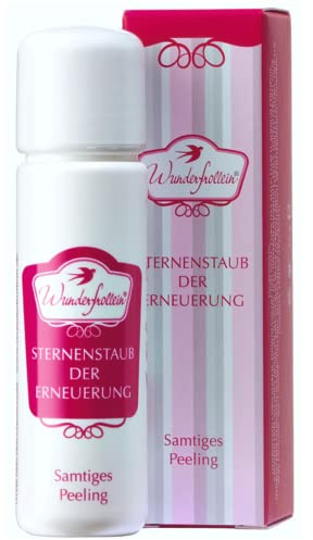 WUNDERFROLLEIN Sternenstaub der Erneuerung - Samtiges Peeling | Sanft aber wirkungsvoll | Chemisches Peeling ohne Rubbelpartikel | Auch für empfindlichste Haut geeignet