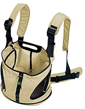 HUNTER KANGAROO Rucksack/Tragetasche, Hundetragetasche, Bauchtasche, kleine Hunde, Welpen 30 x 20 x 30 cm, beige
