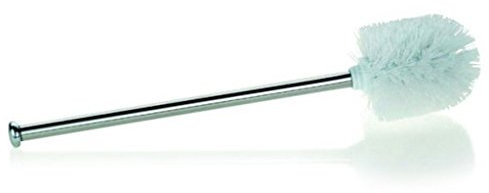 kela Scopinocon manico in acciaio inox 35,5 cm PULCRO, scopino per portascopino con diametro 8,5 cm, acciaio inox 18/10 lucido, bianco