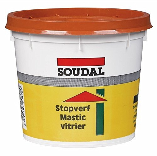 Soudal Ayrton Mastic vitrier 1 kg Teck