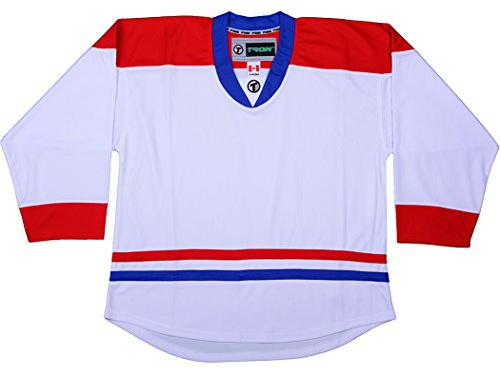 TronX DJ300 - Maillot de hockey sobre hielo para personas mayores