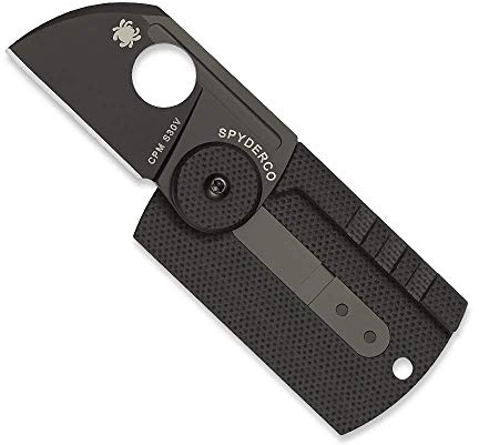 Spyderco 0716104010417 Messer, Schwarz
