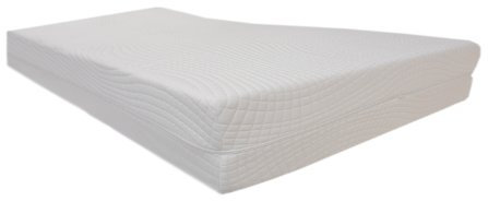 Dibapur Orthopädische 9 Zonen Kaltschaummatratze HR RG 50, 90cm x 200cm x 18cm Kern mit Doppeltuchbezug ca. 20cm Härtegrad: H3 (ab 85kg) Superior