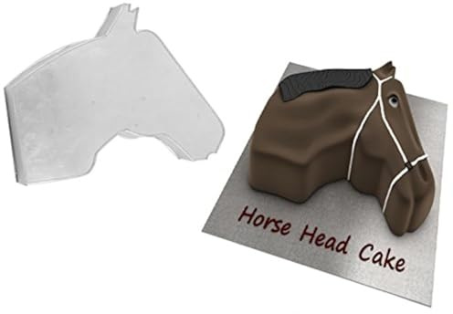 Euro Tins Neuheit Geformte Professionelle Kuchen Backen Pan (Horse Face)