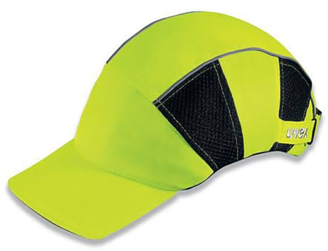 Uvex U-Cap Sport Hi-Viz Anstoßkappe - Langer Schirm - Warngelb - Gelb Gelb
