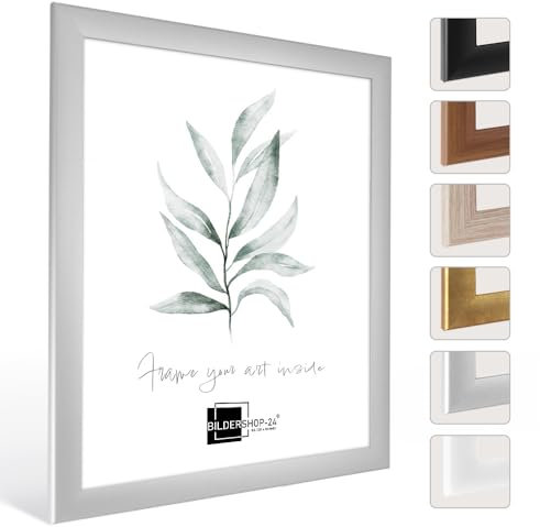 Bildershop-24 Puzzlerahmen Valencia ca. 200-500 Teile 29X43cm Mattsilber