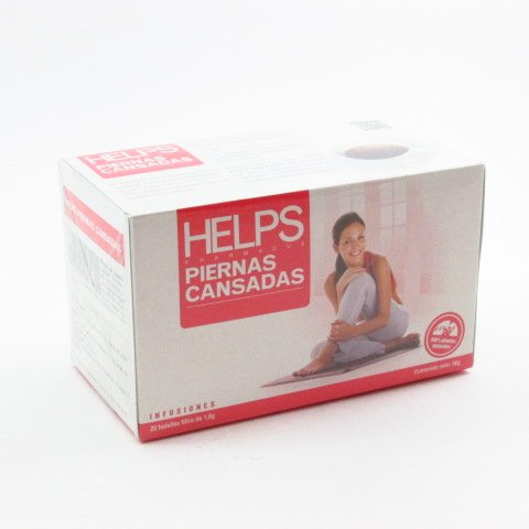 HELPS INFUSI - Infuso di vite rossa, meliloto, hamamelis e mirtillo. Migliora la circolazione e riduce la pesantezza. HELPS le gambe stanche. Confezione da 20 bustine.