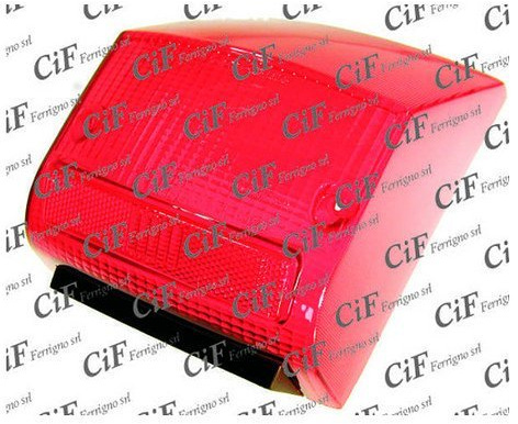 Plástico Gemma luz Stop trasera para Vespa PX 125 150 200 Arcoíris CIF