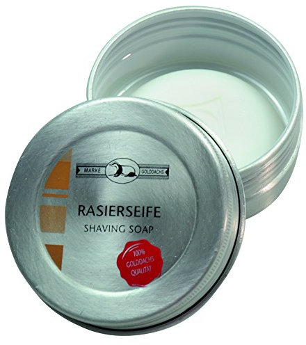 Golddachs Rasierseife Classic, in Aludose, 60 g