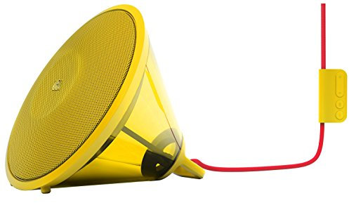 JBL Spark Enceinte Mégaphone Stéréo Sans Fil Bluetooth avec Crochet de Suspension - Jaune