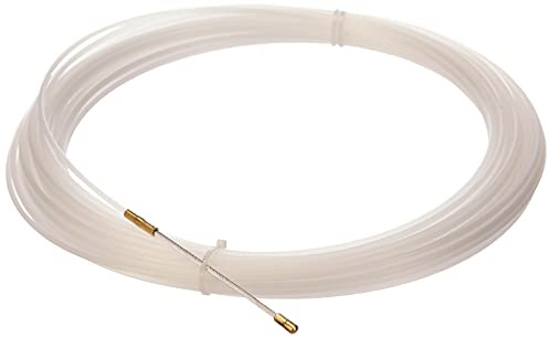 Electraline 21382018I, Nylon-Einziehband, 25 M, Durchmesser 3 mm, Weiß