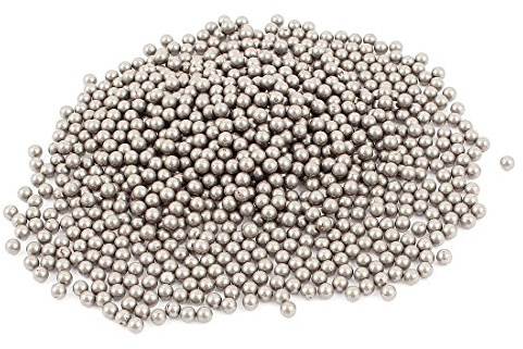 sourcing map 3,5 mm Diámetro de las bolas de rodamiento Acero 550pcs Para la bicicleta bicicleta