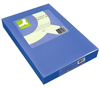 Q-Connect A4 80 gsm Rame de papier bleu Papier pour photocopieuse bleu clair