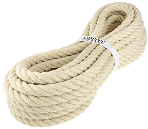 Kanirope® Polyhanfseil SPINTWIST ø50mm Meterware 4-litzig gedreht