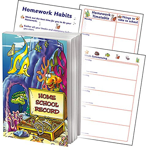 1 Primary School Underwater Themed Home Record Books A5 Primary Teaching Services