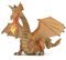 Papo 39095 0, Tiere, Tierdruck, Feuerspeiender Drache. Spiel, Unisex-Kinder, Gold