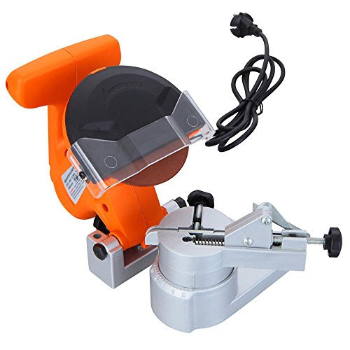 Affûteuse de chaîne électrique FUXTEC FX-KSF700 pour toutes les chaînes de tronçonneuses usuelles moteur 65 W 1,45 kg tension rotative sécurité garantie coupe propre et sans bavure