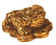 Money Frog Messing 3cm