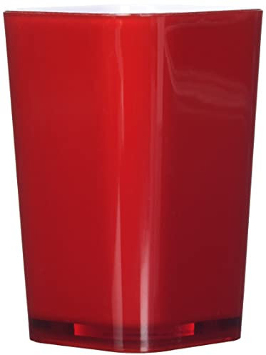 Kleine Wolke 5061459852 Easy Gobelet à Dents Plastique Rouge 40 x 30 x 10 cm