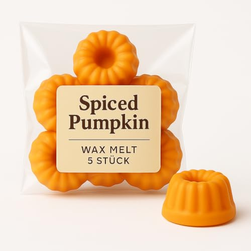 Duftwachs | Spiced Pumpkin | 5er Set - Duftkerzen | Duftmelt