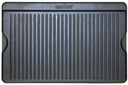 Camp Chef Cast Iron Griddle - 16 x 24, Non-Stick Grill/Griddle Sides