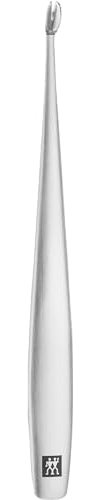ZWILLING Nagelhautmesser mit V Klinge (Für Maniküre und Pediküre, rostfreier Edelstahl), Mattiert, Premium, Silber, 125 mm