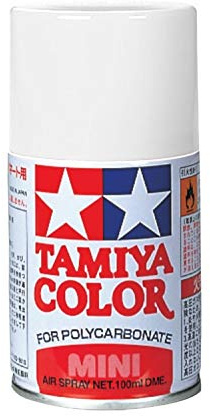 Tamiya 86057 PS-57 Perleffekt Weiss Polycarbonat 100ml - Sprühfarbe für Plastikmodellbau, Modellbau und Bastelzubehör, Sprühfarben für den Modellbau