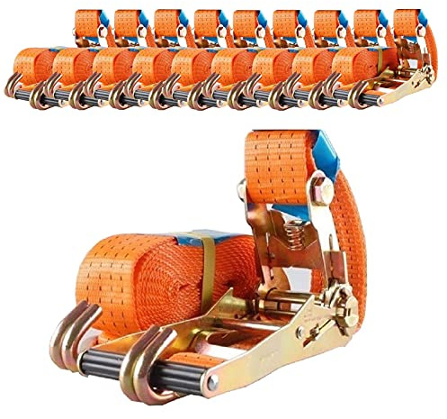 10x TrutzHolm Profi Ratschen Spanngurt Spanngurte Zurrgurt 2tlg 5m 4t 4to 4000kg TÜV/GS