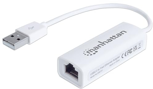 Manhattan Adaptador USB 2.0 San> Fast Ethernet 10/100 BU. (Rj-45) [WH]